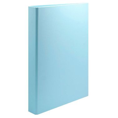 Carpeta Anillas Plus Office 4 Folio Cartón Forrado PP 4/25mm Azul Pastel