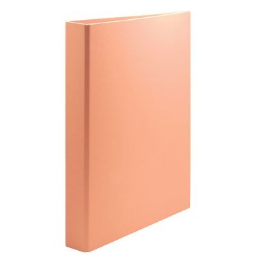 Carpeta Anillas Plus Office Folio Cartón Forrado PP 4/25mm  Naranja Pastel