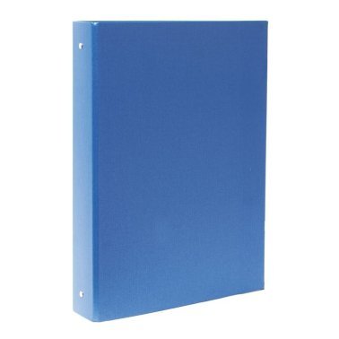 Carpeta Plus Office Folio Cartón Forrado 4 Anillas 40mm Azul