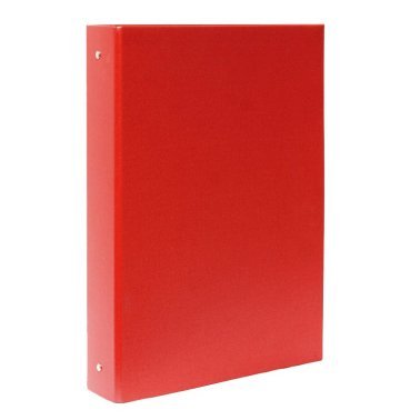Carpeta Plus Office Folio Cartón Forrado 4 Anillas 40mm Rojo