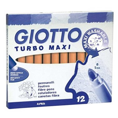 Rotulador Giotto Turbo Maxi 12 unid carner