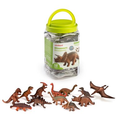 Figuras Miniland Animales Dinosaurios/ 12 unidades