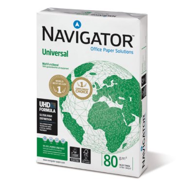 Papel A3 Navigator Universal 80g 500 Hojas Blanco