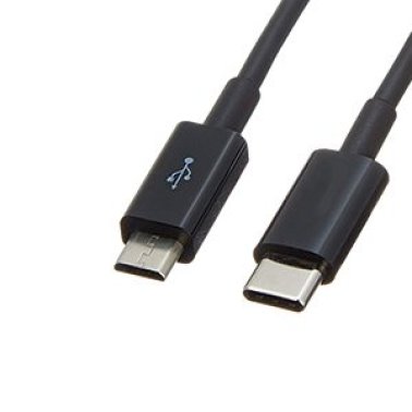 Cable USB-C a USB-B negro 1,22 metros