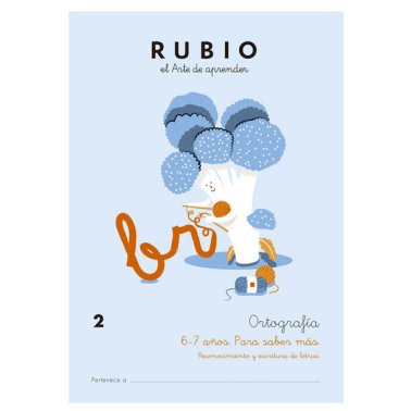 Cuaderno Rubio Ortografía 2 A4