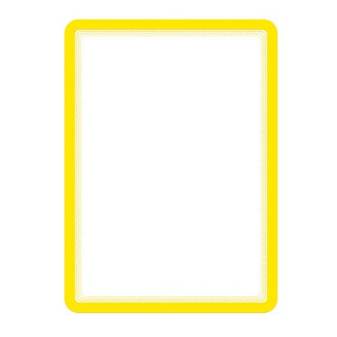 Marco porta anuncios A4 amarillo adhesivo 2ud Tarifold