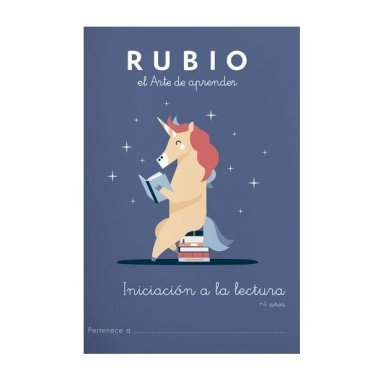 Cuaderno Rubio Inciación Lectura +4 A4