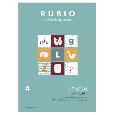 Cuaderno Rubio Lengua Evolución 4