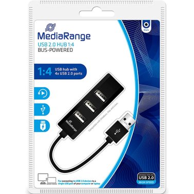 Replicador de Puertos Mediarange USB 2.0 Hub 1.4