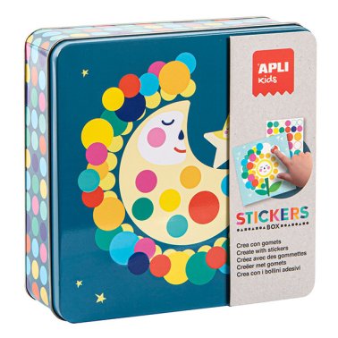 Juego Educativo Stickers Game Luna Apli Kids