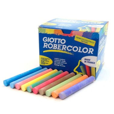 Tizas de Colores Giotto Robercolor Caja 100 unidades