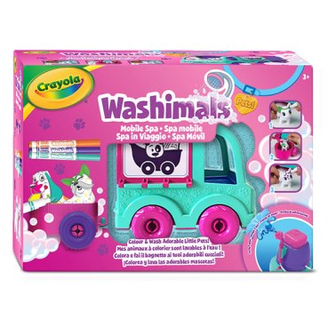 Washimals Spa Camión con 2 mascotas Crayola