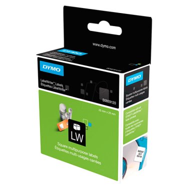 Etiquetas térmicas LabelWriter 25x25mm blanco/papel 750ud
