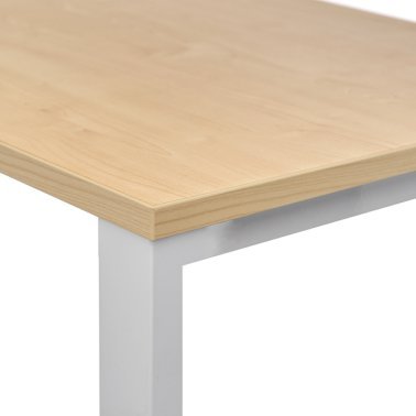 Mesa Rocada Línea Total 200x80cm Blanco/Haya