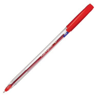 Bolígrafo Tinta Fluida Viscosa Plus Basic Rojo