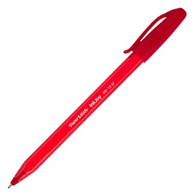 Bolígrafo Tinta Baja Viscosidad Paper Mate InkJoy 100 CAP Rojo