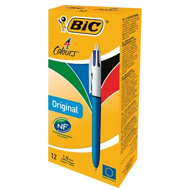 Bolígrafo Tinta Aceite Bic 4 Colours Original 4 Colores