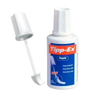 Corrector Líquido Tipp-Ex Rapid 20 ml.