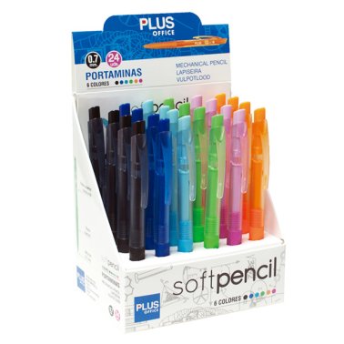 Portaminas Plus Office Soft Pencil 0,7 mm Colores Surtidos