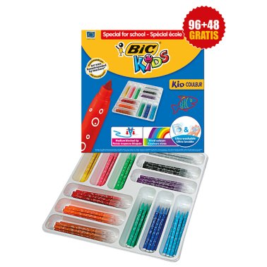 Rotuladores Bic Kids Couleur 12 Colores x 12 ud.