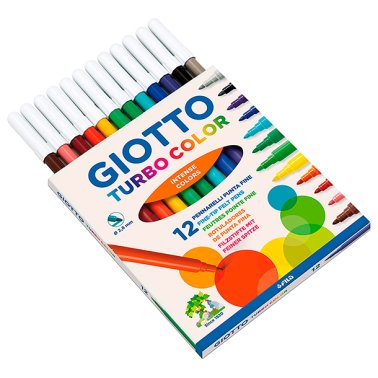 Rotuladores Giotto Turbo Color 12 Colores