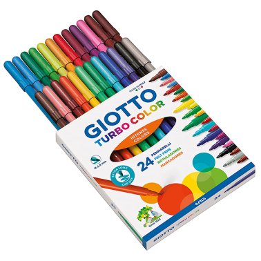 Rotuladores Giotto Turbo Color 24 Colores