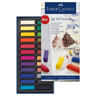Pasteles Blandos Faber-Castell Mini Creative Studio 24 Colores