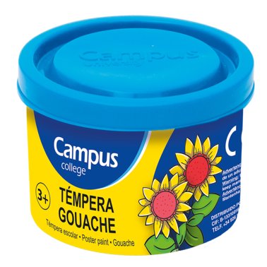 Témpera Campus College 40 ml Azul Cyan
