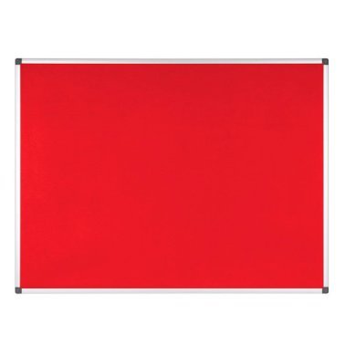 Tablero de Fieltro Bi-Office Rojo 60x45cm