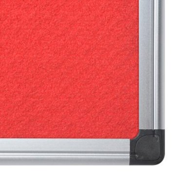 Tablero de Fieltro Bi-Office Rojo 120x90cm