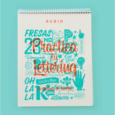 Cuaderno Rubio Bocetos Lettering