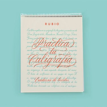 Cuaderno Rubio Bocetos Caligrafía
