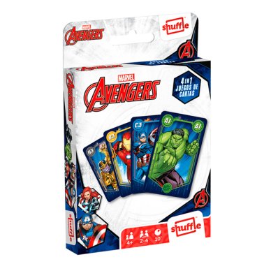 Baraja de Cartas Infantil Shuffle Avengers