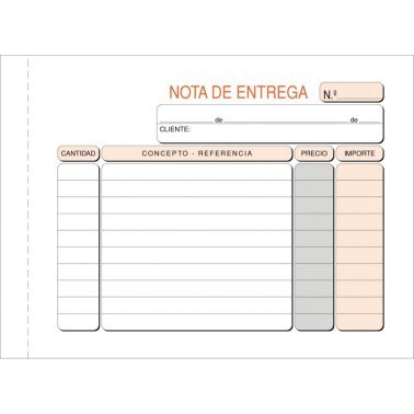 Talonario Entregas Plus Office 153mmx109mm Original 100 Hojas