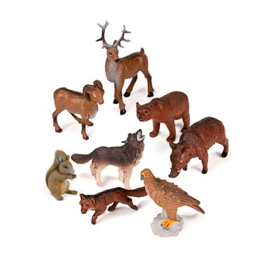 Figuras Miniland Animales Bosque/80 unidades