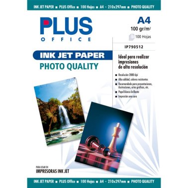 Papel Fotográfico A4 Plus Office Inkjet Paper 2880 Dpi 100g 100 Hojas
