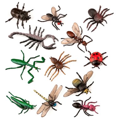Figuras Miniland Animales Insectos / 12 unidades