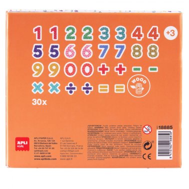 Juego Apli Kids Magnets 123 Números madera