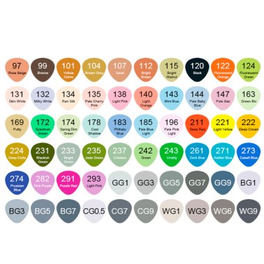 Rotuladores Canvas Luxury Artist Estuche 120 colores