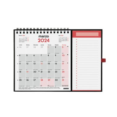 Calendario Finocam 2024 Imán Neutro Espiral