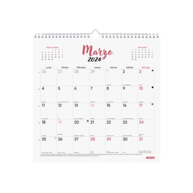 Calendario Finocam 2024 de Pared CHIC espiral Blanco