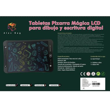 Pizarra mágica LCD A5 para dibujo y escritura digital