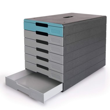 Módulo Archivador Durable Idealbox Pro 7 cajones Azul