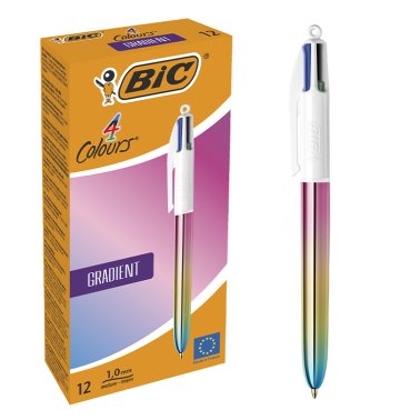 Boligrafo Bic 4 Colours Gradient Tinta Aceite 4 colores