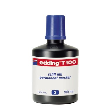 Tinta Edding T-100 100 ml. Azul