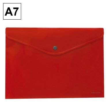 Sobre 2017 Plus Office A7 PP Apaisado Broche Rojo