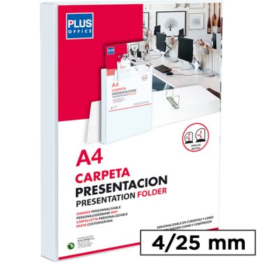 Carpeta Canguro Plus Office Rígida 4 Anillas 25mm