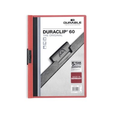 Dossier Durable A4 Duraclip 60 Hojas Rojo
