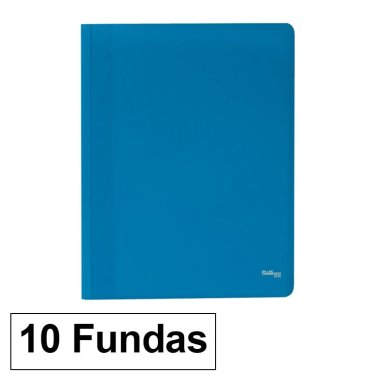 Carpeta Flexible Plus Office A4 Azul 10 Fundas