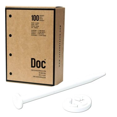 Encuadernador Doc&Paper Blanco /100 ud.